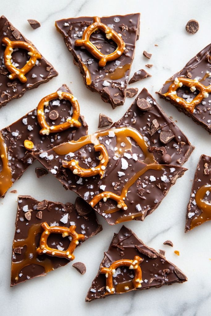 Sweet 'N' Salty Chocolate Bark