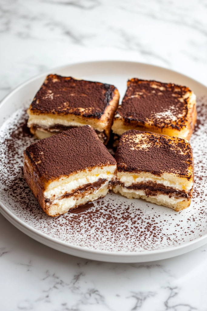 tiramisu stuffed french toast