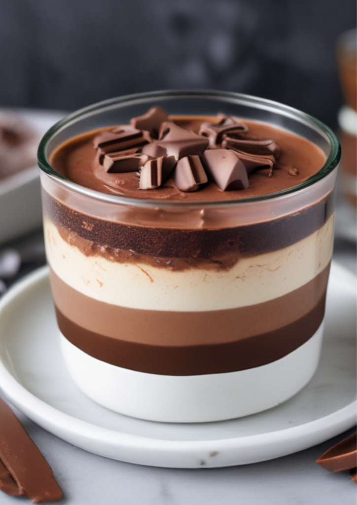 triple chocolate mousse