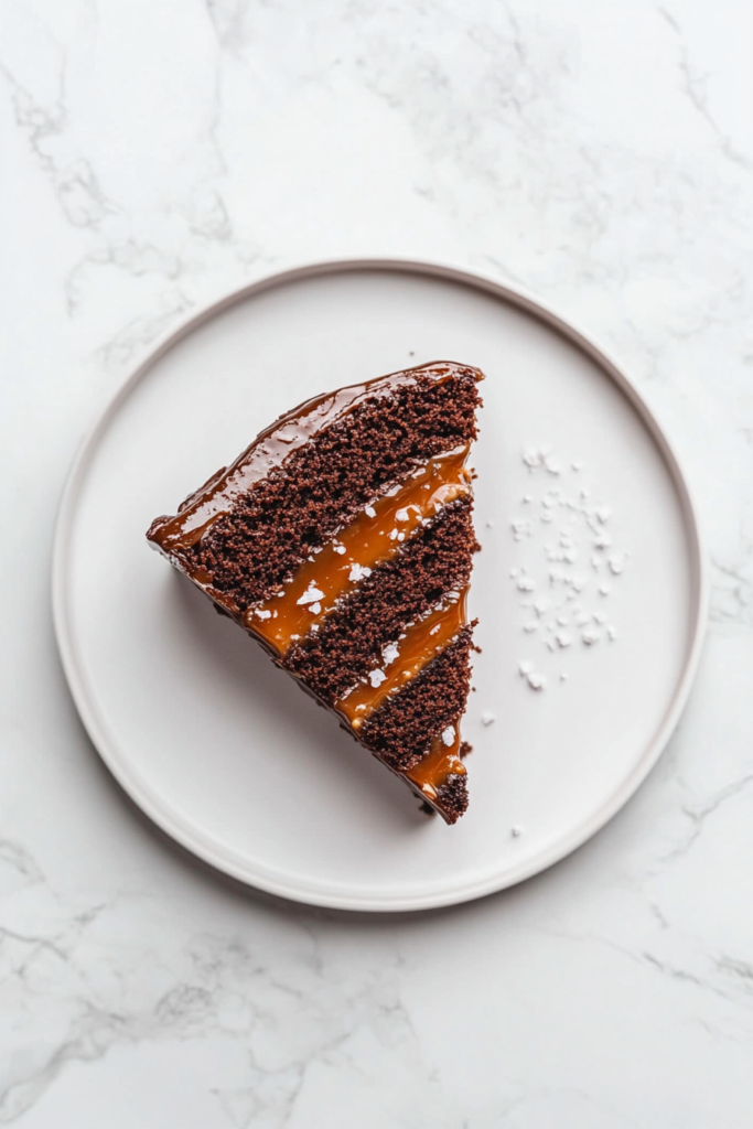 Salted Caramel Chocolate Layer Cake