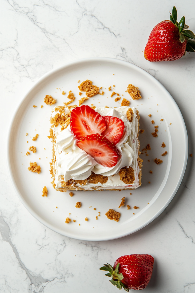 Strawberry Crunch Cake