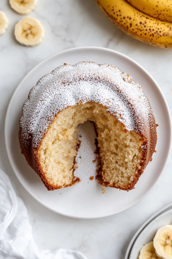 banana Bundt cake