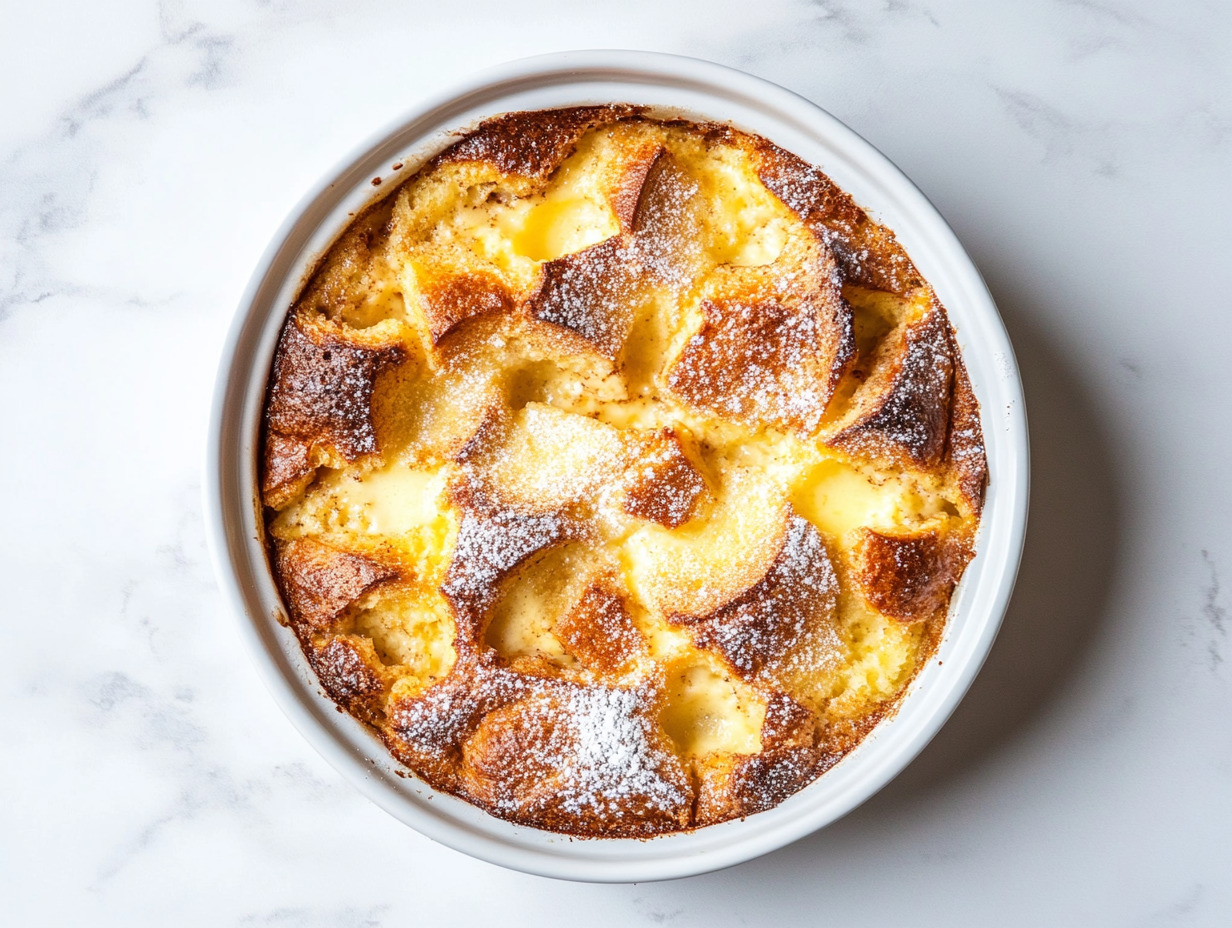 Cinnamon Bagel Bread Pudding