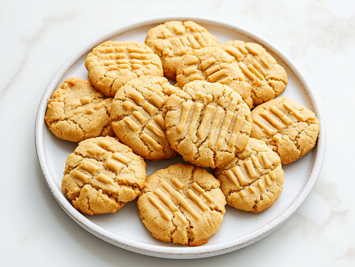 5 Ingredient Peanut Butter Cookies Recipe