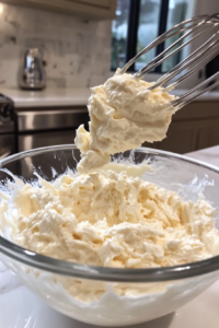 Beat cream cheese with an electric mixer until smooth