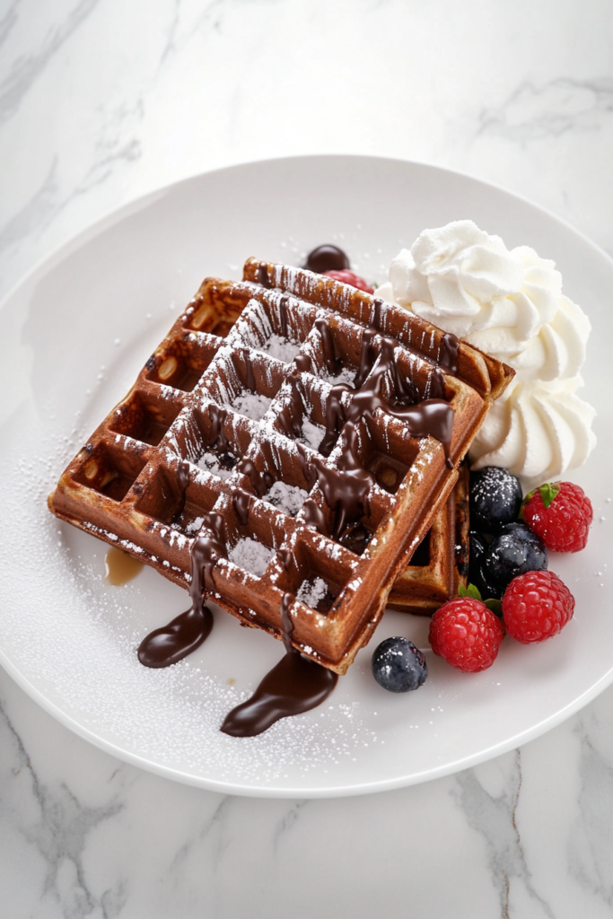 Double Chocolate Waffles