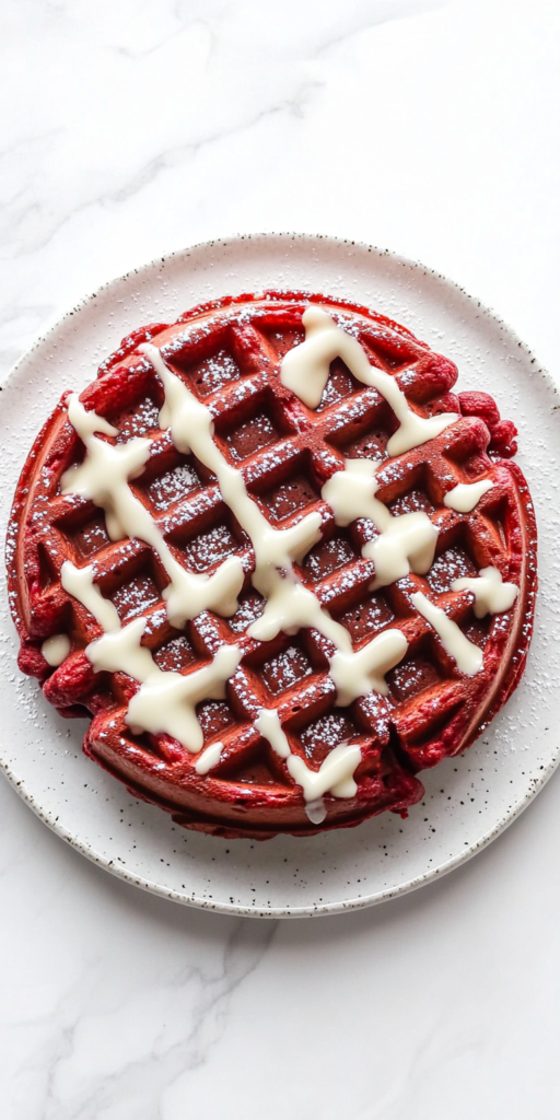 Gluten Free Red Velvet Waffles Recipe