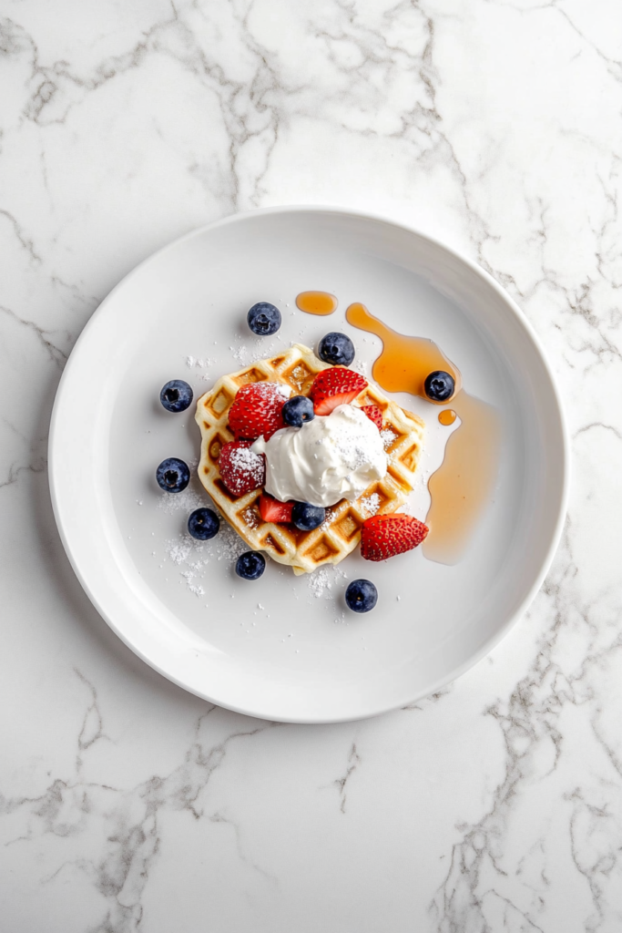 Red, White, and Blue Waffles